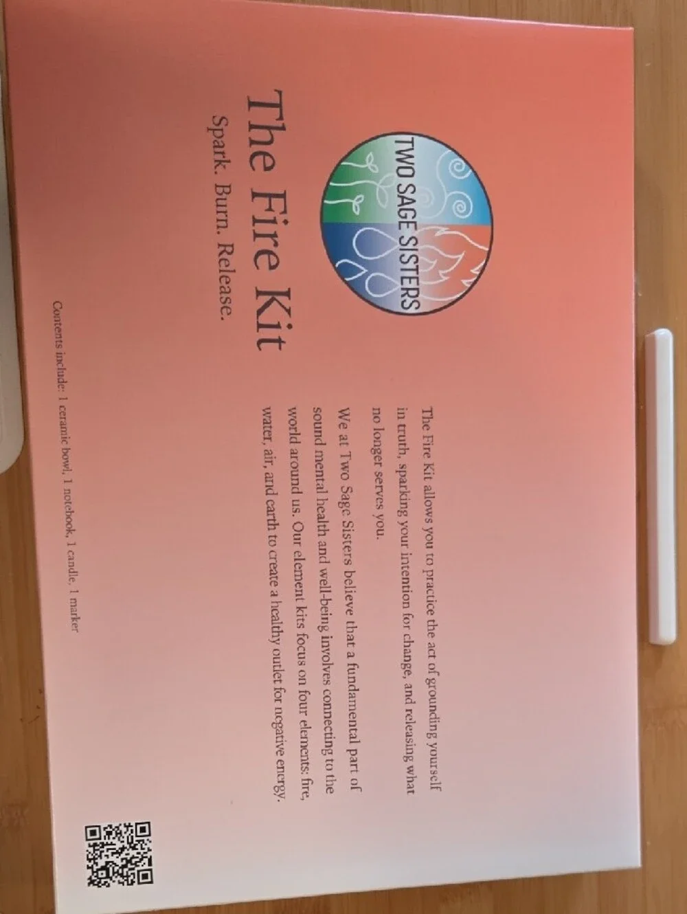 The Fire Kit - Pink Ceramic Fire Bowl
